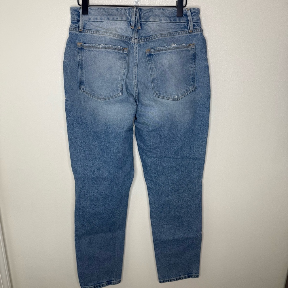 Good American • Good Classic Distressed Hi Rise Jeans Womens Size 6 / 28 - Picture 5 of 5